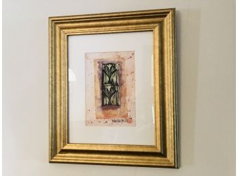 Michael Paul DiOrio Signed Original Color Etching Beautifully Framed Ready To Hanging