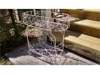 Antique Steel Plant Stand