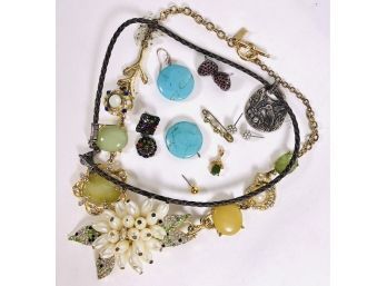 WYSIWYG! Sterling Made In Israel Hummingbird Necklace Plus Big Group Of Custom Pieces ~ Beauties
