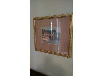 Pair Of Framed Monet Prints - 16x17