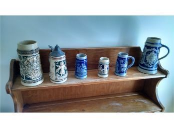Collection Of Beer Steins