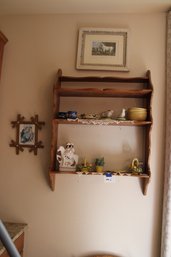 Shelf Unit With Decor And Art