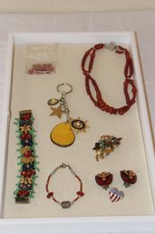 Red Jewelry Lot