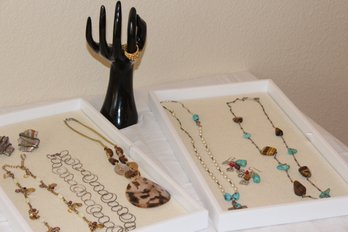Brown/Turquoise Jewelry Lot