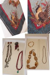Red/Brown Jewelry Lot