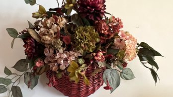 Basket Of Flowers Wall Hanging