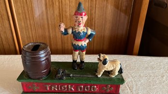 Vintage Trick Dog Mechanical Bank