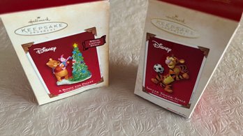 Winnie The Pooh And Tigger Too! Hallmark Keepsake Ornaments