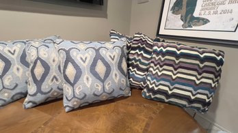 CUSTOM Throw Pillows Gorgeous! LOT OF 6!