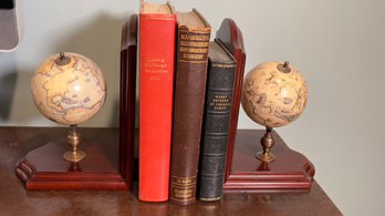 Globe Book Ends - Books Not Included