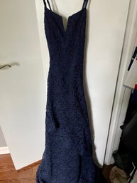 Gorgeous Midnight Blue Formal Gown Size S/L