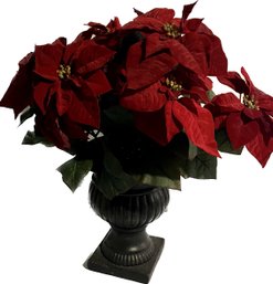 Faux Poinsettia Plant