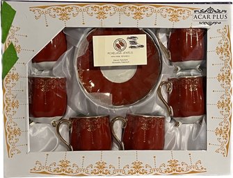 Turkish Coffee Cups Gift Package NEW IN BOX!