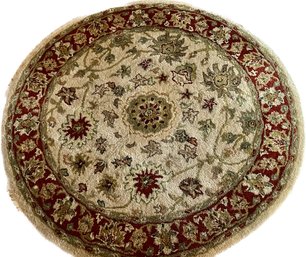 Round Asian Style Foyer Rug