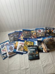 War Themed And Assorted Blu-ray DVD Collection - Big Lot!