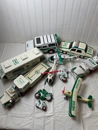Huge Collection Of Vintage Hess Trucks And Toys