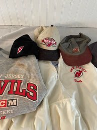 New Jersey Devils Windbreaker, Sweatshirt, Baseball Caps And Program