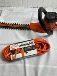 Craftsman Hedge Trimmer And New 25 Foot Extension Cord