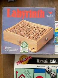Labrynth Game & Hawaiianopy & Monopoly Hawaii Edition