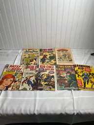 Vintage Comic Books Superman - Kid Colt Outlaw - Patsy And Hedy  - Two-Gun Kid - Rawhide Kid