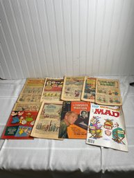 Classic Comic Books My Favorite Martian, Mad Magazine, Dennis The Menace & More
