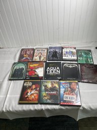 DVD Collection Including Star Wars, Brian Regan, Matrix, Aqua Teen & More