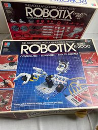 Robotix Expansion Series X-1 And Series R-2000 Lot Of 2