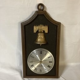 Vintage Seth Thomas Liberty Bell Wall Clock, Vintage Table Clock & Wall Clock