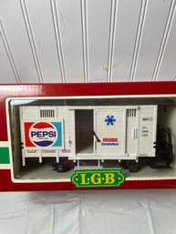 LEHMANN LGB #4031 Pepsi G Scale Train Cars Western Germany