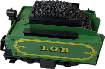VINTAGE LEHMANN 2017-6 COAL TENDER WITH MOTOR CAR 0 SCALE LGB & LGB Trains 12x1100 Train Tracks R 600