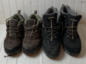 L.L. Bean Hiking Boots And Dri-lex Lined Hiking Boots Mens 10 1/2