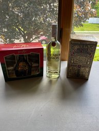 Chivas Royal Salute, Bacardi Limon And Irish Mist Bottles