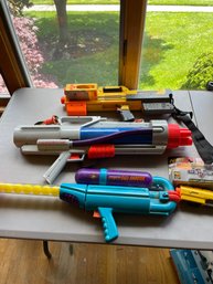 Nerf Ball Shooter And Supershooter Water Guns