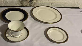 Waterford Powerscourt Dinner Plate, Lunch Plate, Bread Plate, Cup & Saucer