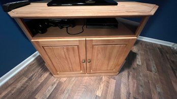 Wood Corner TV Stand