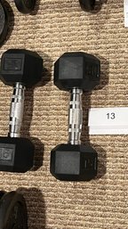 15 Lb. HEX Barbells Lot Of 2!