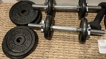 Barbell Set And Hand Weights