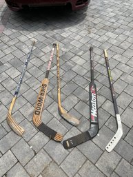 Sherwood & Heaton Hockey Sticks Lot Of 5