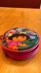 Dora The Explorer DVD/CD Holder With Tons Of Childrens DVDs-Look At Video Link For Complete Catalog!