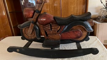 Harley Davidson Childrens Rocker SOLID WOOD!