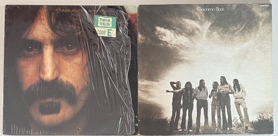 Frank Zappa Apostrophe And Geronimo Black Vintage Vinyl Albums