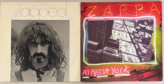 (2) Vintage Frank Zappa Vinyl Albums - Zapped And In New York
