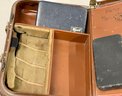 Antique Organizer By Schell Leather Doctor's Bag With Compartments