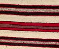 Vintage Wool Hand Woven Southwestern Blanket Rug - 32'w X 60' Long