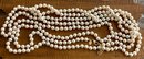 2 Vintage Joan Rivers Faux Pearl 100' And 34' Necklaces Signed