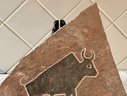 Small Vintage Signed Petroglyph Buffalo