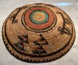Vintage Hausa Tribal Hand Woven Basket