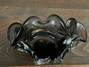 Vintage Arte Murano Icet Art Glass Bowl Made In Venezuela