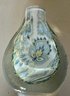 Hand Blown Cased Art Glassed Vase By Gaio 1981 Made In Canada