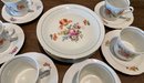 Vintage CP Colditz Porcelain Tea Cups -Saucers - Plates Made In The German Democratic Republic